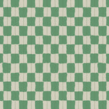 Karin Deep Green/Sand - Linen fabric