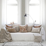 Gustav Nutty/Sand - Linen fabric