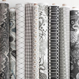 Waves Back/Grey - Cotton fabric