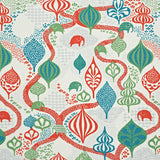 Saga White/Red 360g - Cotton fabric