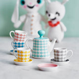 Play porcelain tea set - Waves