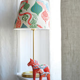 Saga Forest White/ Red - Lampshade Large