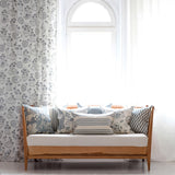Night birds Ivory/ Dusty Blue - Cushion cover 40x40 cm