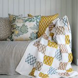 Gustav Mustard/Rye - Linen fabric