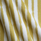 Wicked Stripe Sunny Yellow - Linen fabric