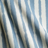 Wicked Stripe Dusty Blue - Linen fabric
