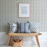 Fields Blue - Sand - Cushion cover 50x50 cm