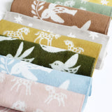 Nesting Nutty -Organic lambs wool Baby Blanket