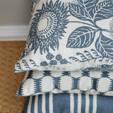 Fields Blue - Sand - Cushion cover 50x50 cm