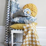September Sand/Blue - Cushion cover 50x50 cm