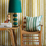 Wicked Stripe Soft Green - Cushion cover 50x50 cm