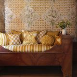 Night Birds Sunny Yellow - Cushion cover 40x40 cm