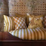 Night Birds Sunny Yellow - Cushion cover 40x40 cm