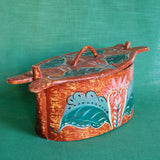 Vintage birchwood box - Kurbits from 1936