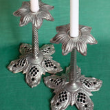 Vintage Victorian inspired grand candle holders