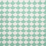 Big Waves White/Aqua 360g - Cotton fabric