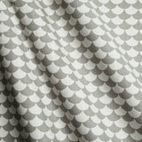 Waves Gray/Gray - Cotton Fabric Swatch A6