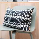 Feathers Black/White - Cushion cover 50x50 cm