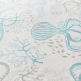 Aquatic Light Blue/Sand - Fabric Swatch A6