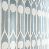 Feathers Dusty Blue - Linen/cotton fabric