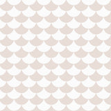 Waves White/Dusty Pink - Wallpaper