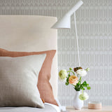 Feathers Grey/Sandstone - Wallpaper