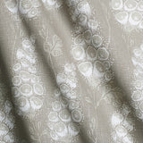 Flora Sandstone/Sand - Linen Fabric Swatch A6