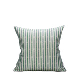 Humble Stripe Summer Green Dusty Blue - Cushion cover 40x40cm