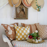 Karin Mustard Yellow - Cushion cover 50x50 cm