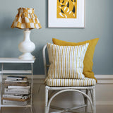 Humble Stripe -Sunny Yellow Sand - Cushion cover 50x50cm
