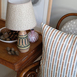 Humble Stripe -Dusty Blue Terra - Cushion cover 50x50cm