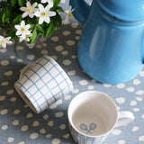 Serve White/Green - Small Porcelain Mug