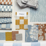 Karin Mustard/Sand - Linen fabric