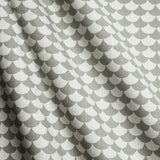 Waves Grey/Grey 360g - Cotton fabric