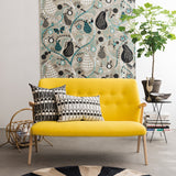 Fruit Garden Grey - Cotton fabric
