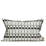 Feathers Ebony/Black - Cushion cover 60x40 cm