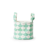Big Waves White/Aqua - Small Soft Basket