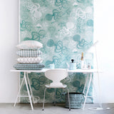 Fabric - Aquatic -Blue/blue -Tariffcode 5209590099/Origin CN