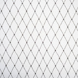 Net White/Vintage Black - Cotton Fabric