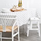 Net White/Vintage Black - Cotton Fabric