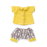 Doll Clothes Linen Trousers and top