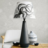 Aquatic White/Black - Lampshade Large