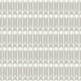 Feathers Grey - Linen/cotton fabric