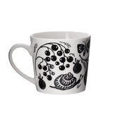 Wild at heart White/Black - Small Porcelain Mug