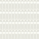 Feathers Ebony/White - Wallpaper