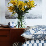 Fields Blue/Sand - Cushion cover 40x40 cm