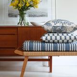 Fields Blue/Sand - Cushion cover 40x40 cm