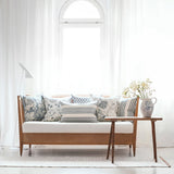 Fields Ebony/Dusty Blue -  Cushion cover 60x40 cm