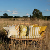 Karin Mustard Yellow - Cushion cover 50x50 cm