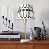 Feathers Ebony/Black - Lampshade Medium